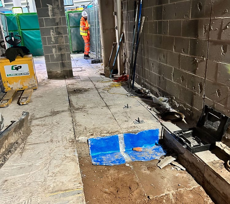 Diamond Track Floor Saw - Derby