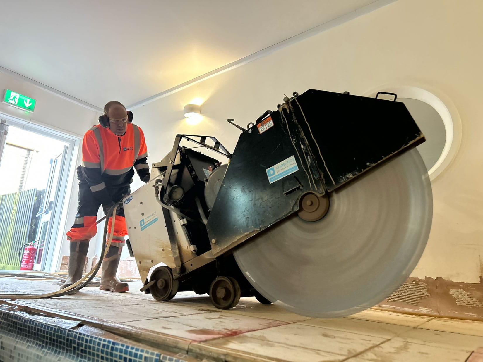 Floor sawing and controlled demolition Bedfordshire