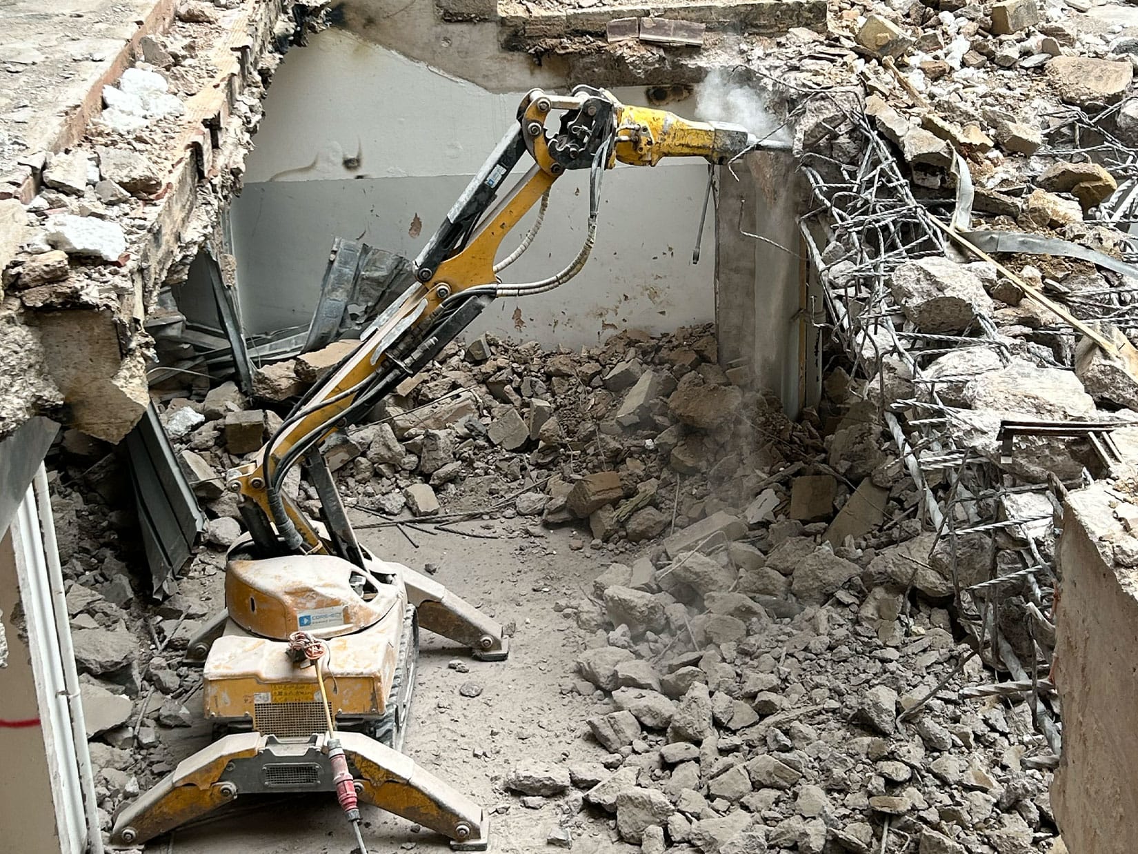 Brokk Controlled Demolition in Bristol Brokk Controlled Demolition in Bristol