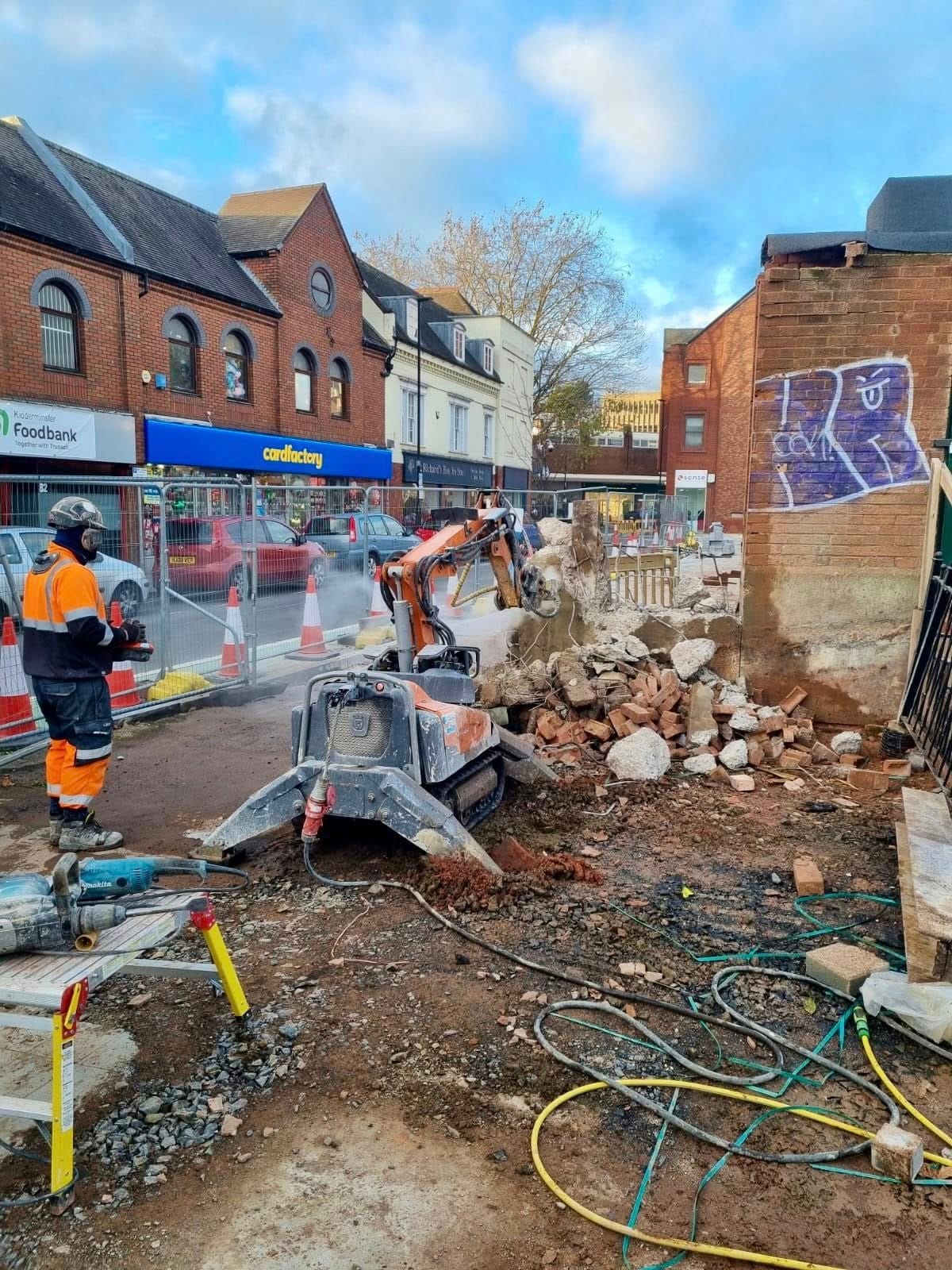 Diamond Drilling & Robotic Demolition at British Sugar, Newark