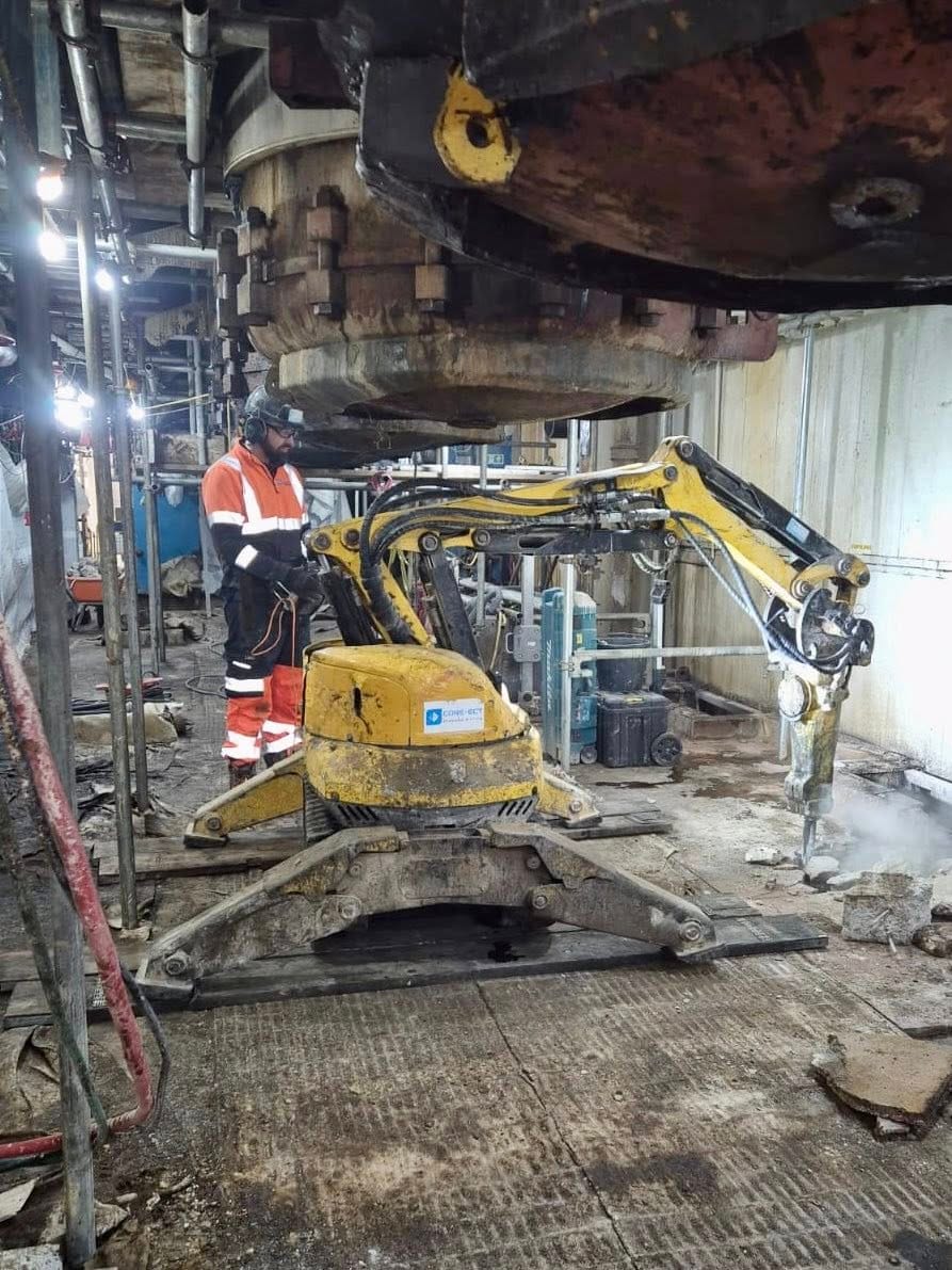 Diamond Drilling & Robotic Demolition at British Sugar, Newark