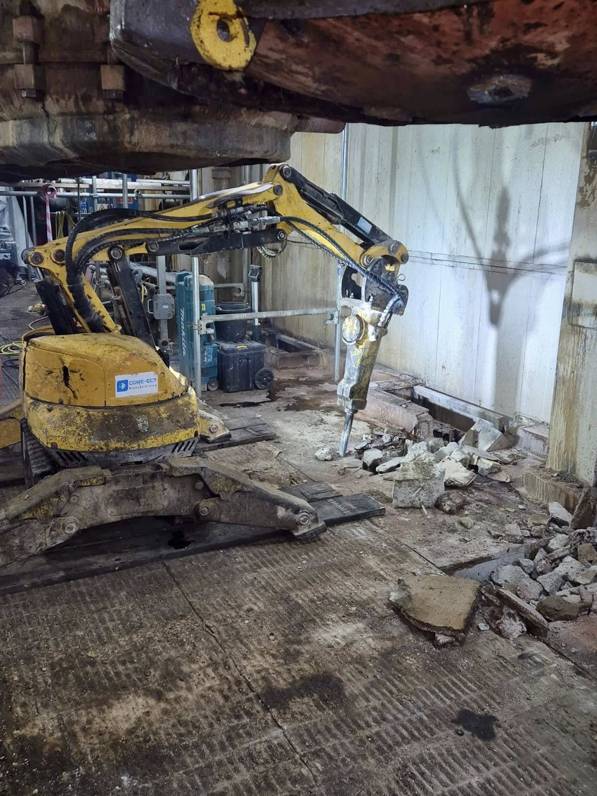 Diamond Drilling & Robotic Demolition at British Sugar, Newark
